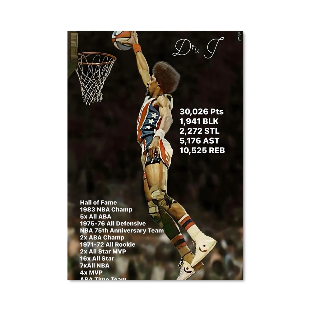 Poster Julius de erving